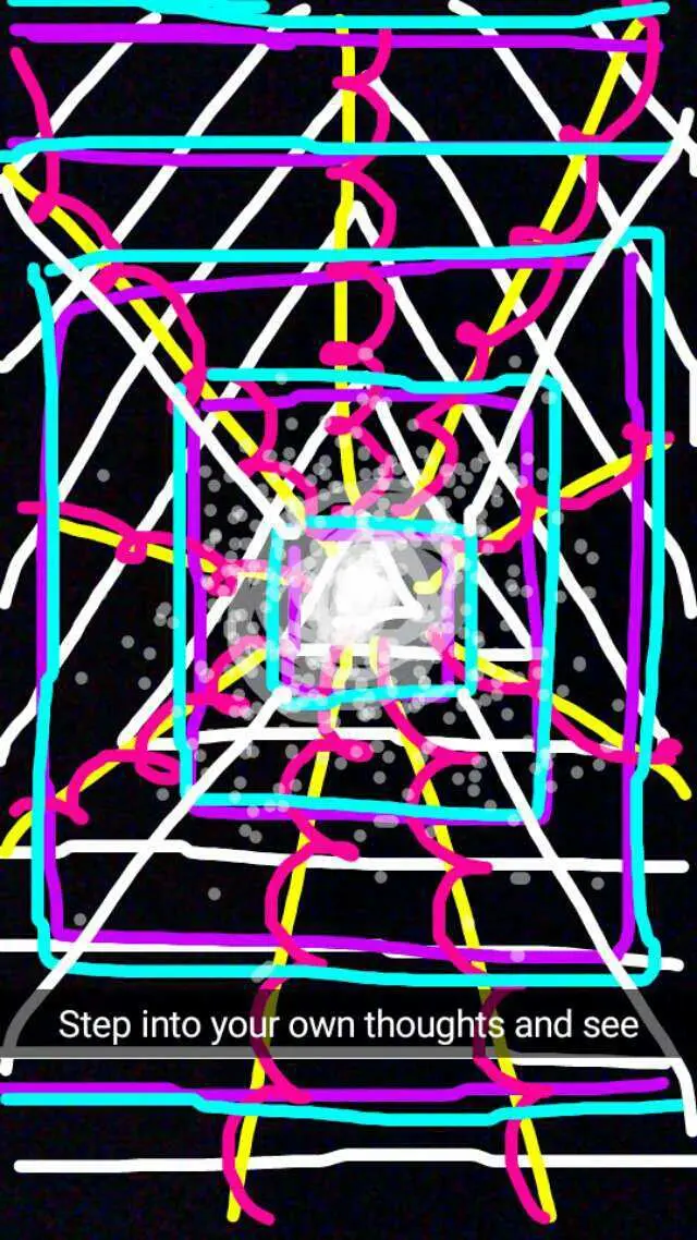 [OC] I closed my eyes and drew what I saw. Looks best zoomed out