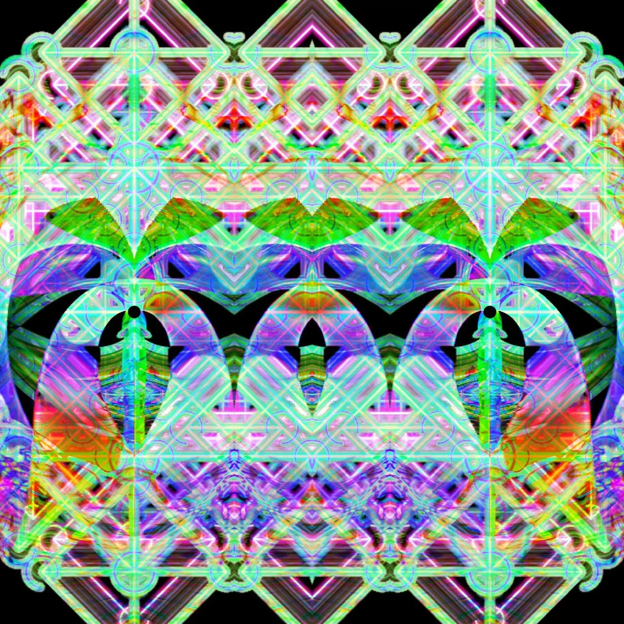 NN DMT closed eye visuals