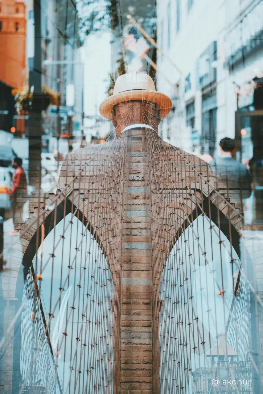 I was playing around with my photos trying to merge New York’s architecture with its people and this was the result