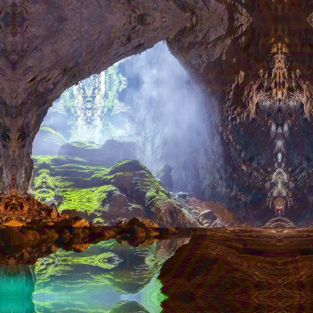 Inside A Cave on LSD