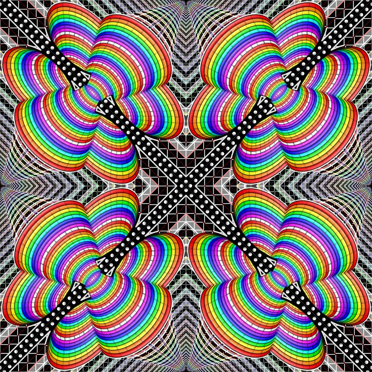 My replication of some closed eyed lsd visuals