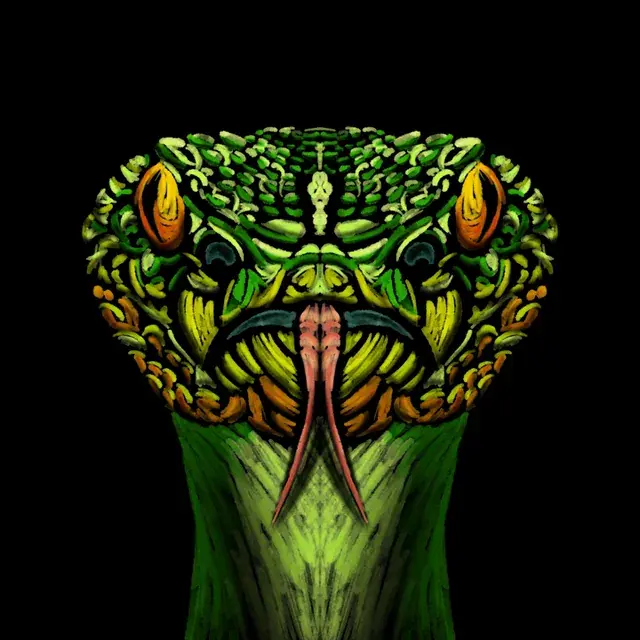 Viridian Viper (ayahuasca, 2 cups)