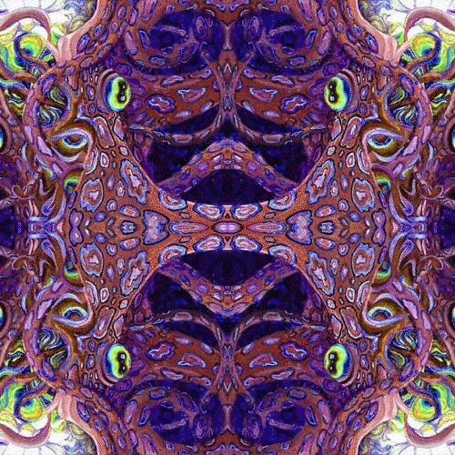 Made a GIF of what psychs do to my vision sometimes