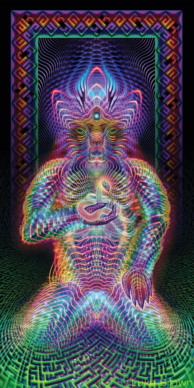 Luminous Seated Entity