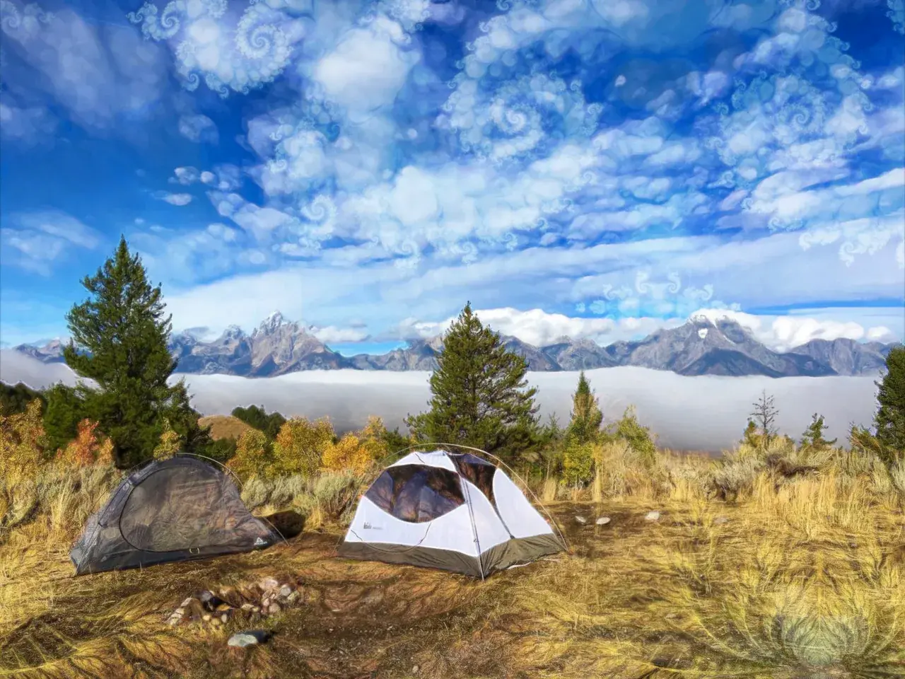 High dose at campsite
