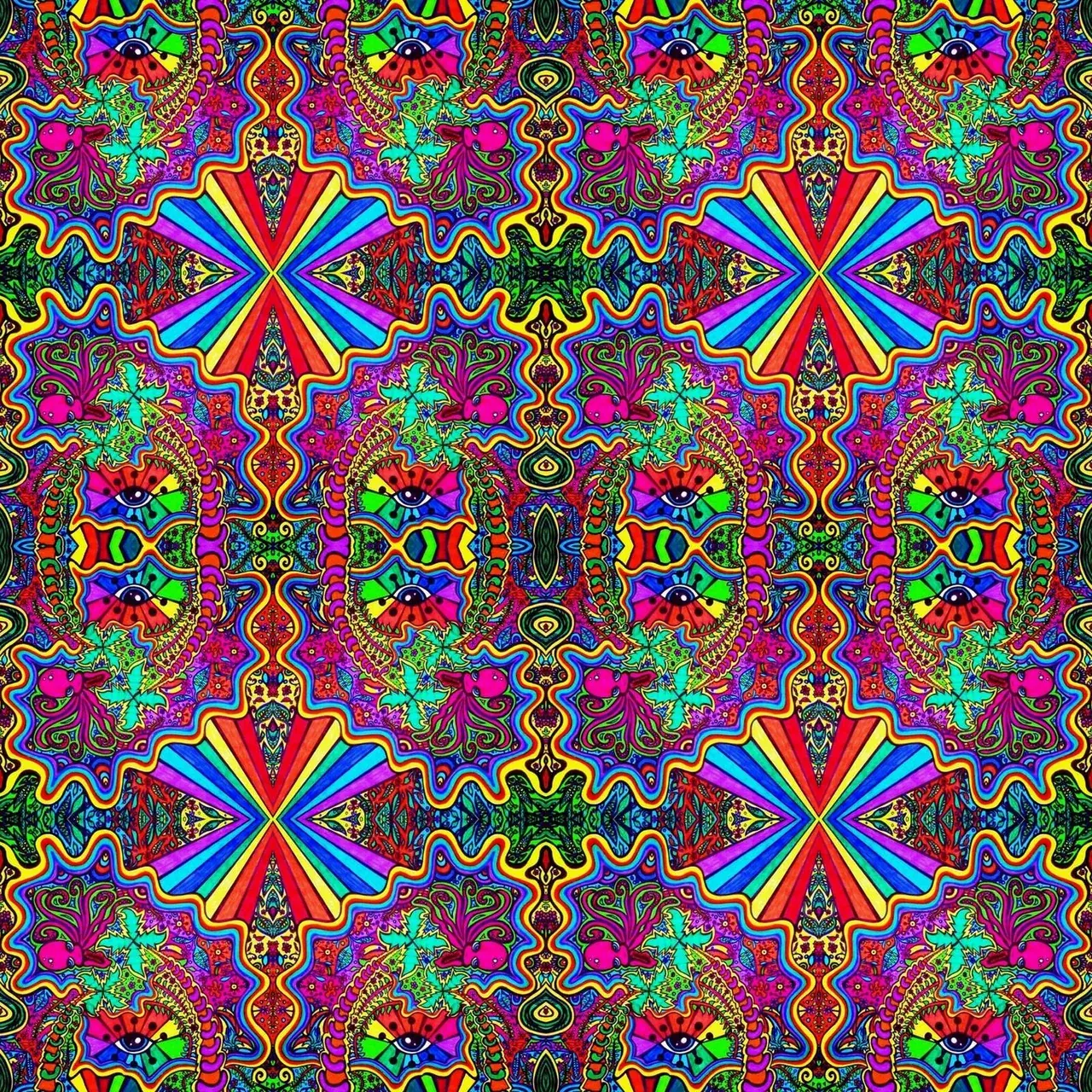 my marker drawing turned wallpaper