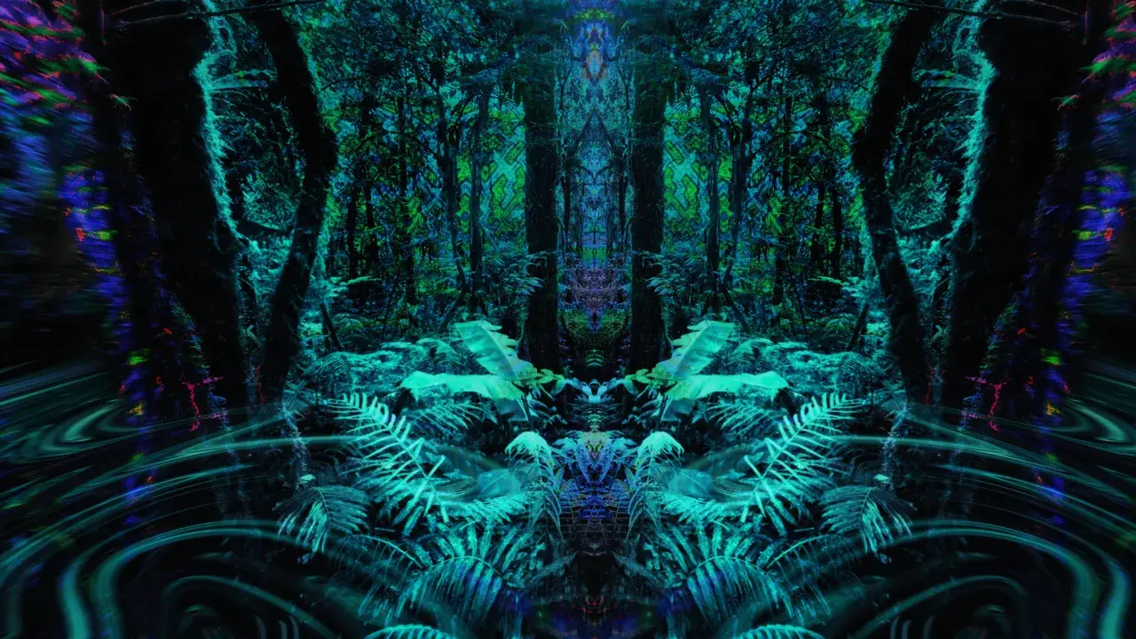 DMT visuals i made after my first trip.
