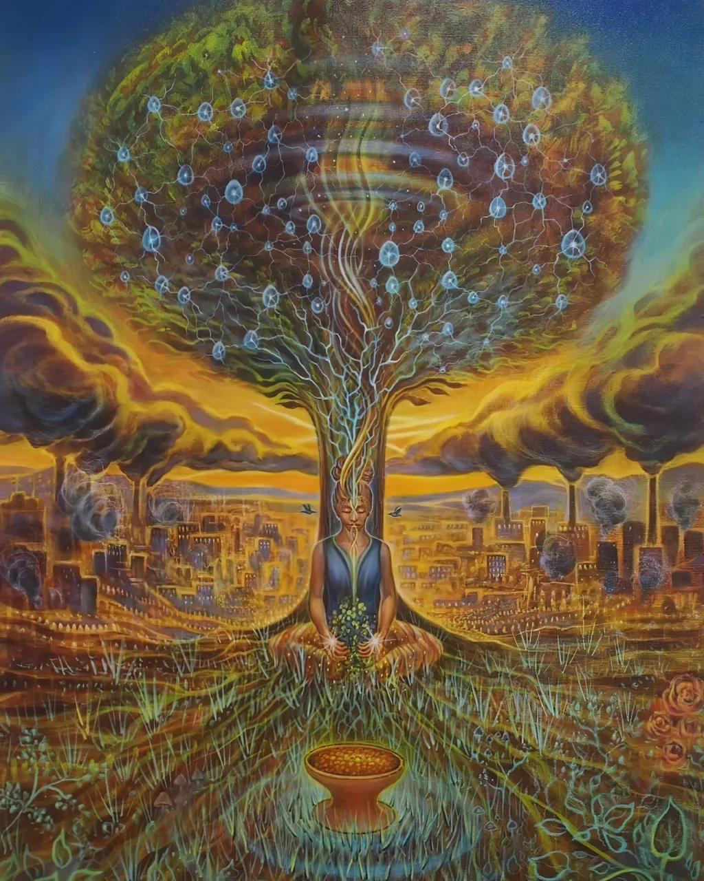 Cosmic Tree over the City