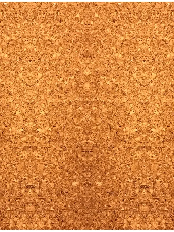 Cork board on ~150 μg