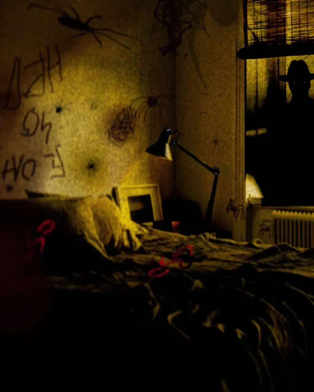 DPH in a dark bedroom replication.