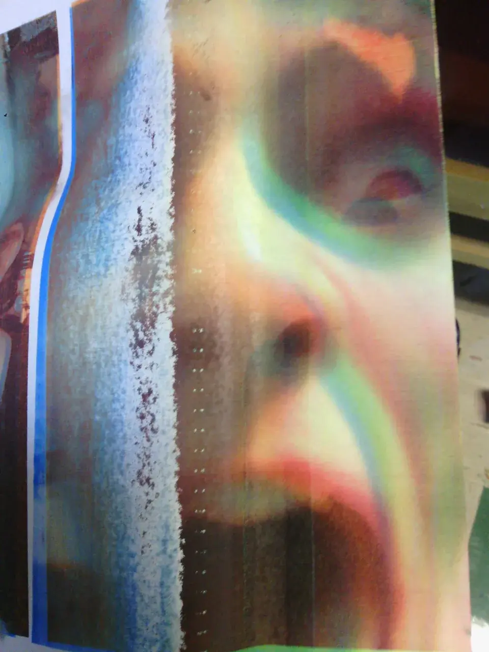 Printing error of my friend's face ended up looking how I saw him on 1500 ug of 25i-NBOMe