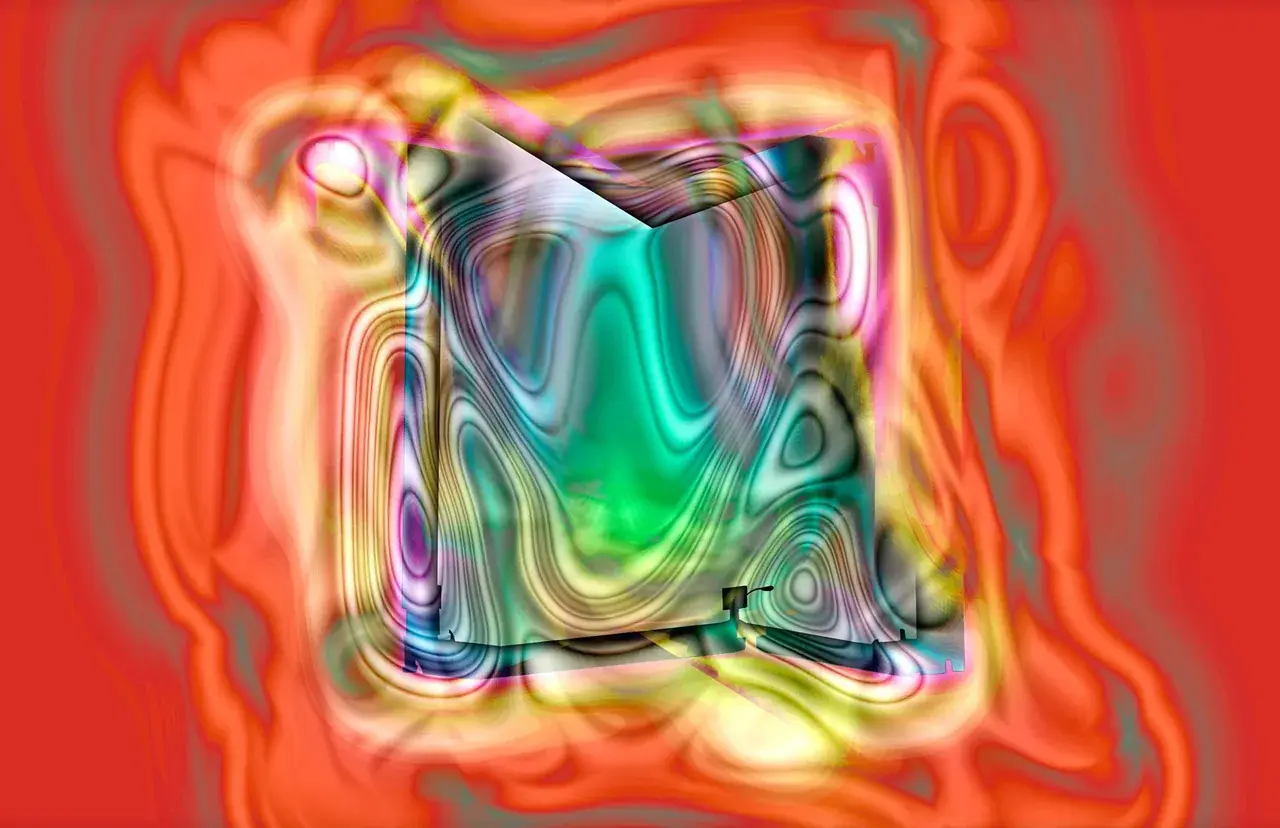 15mg 2C-B closed-eyes visuals (Closed my eyes after some awesomely erotic sex with boyfriend and saw this while gently nodding off 3 hours into the experience)