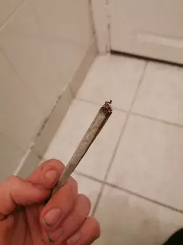 In the toilet