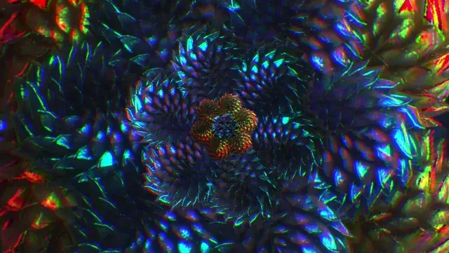 DMT Closed Eye visuals experiment
