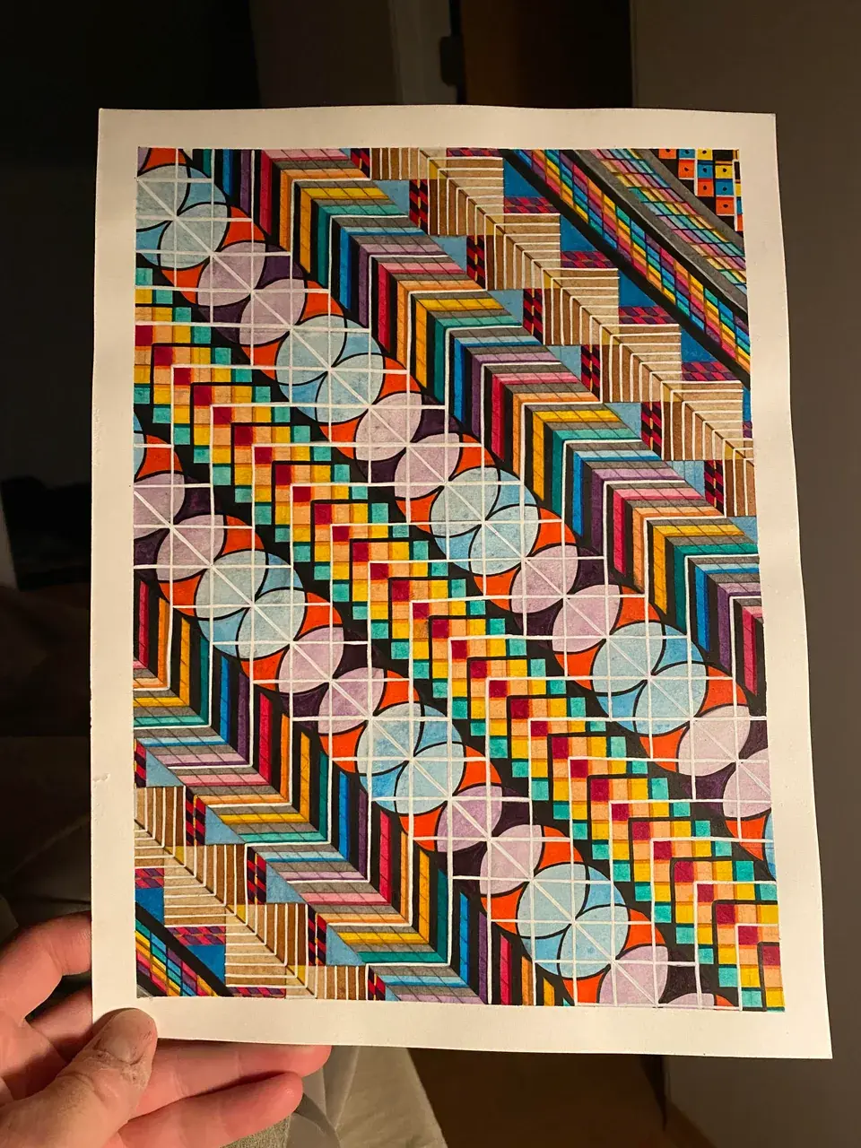A mapping of the Salvia experience - watercolor on paper