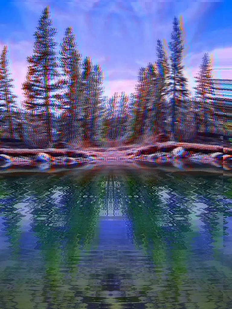 Nature melting away