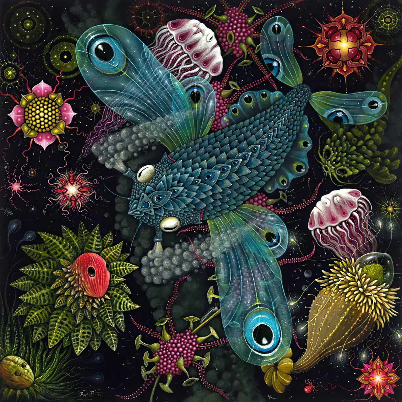 Blue Winged Seed Creature