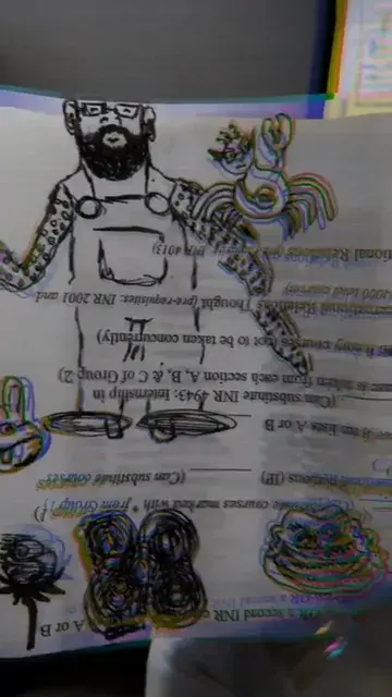 The letters remind me of when I trip and look at my phone