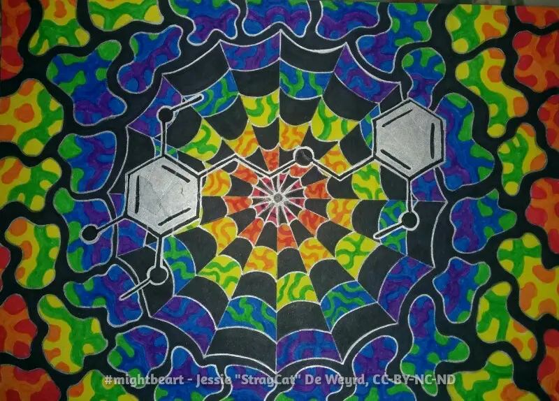 25b-nbome - shiny grids and colorful spirals (x-post from /r/drugart)
