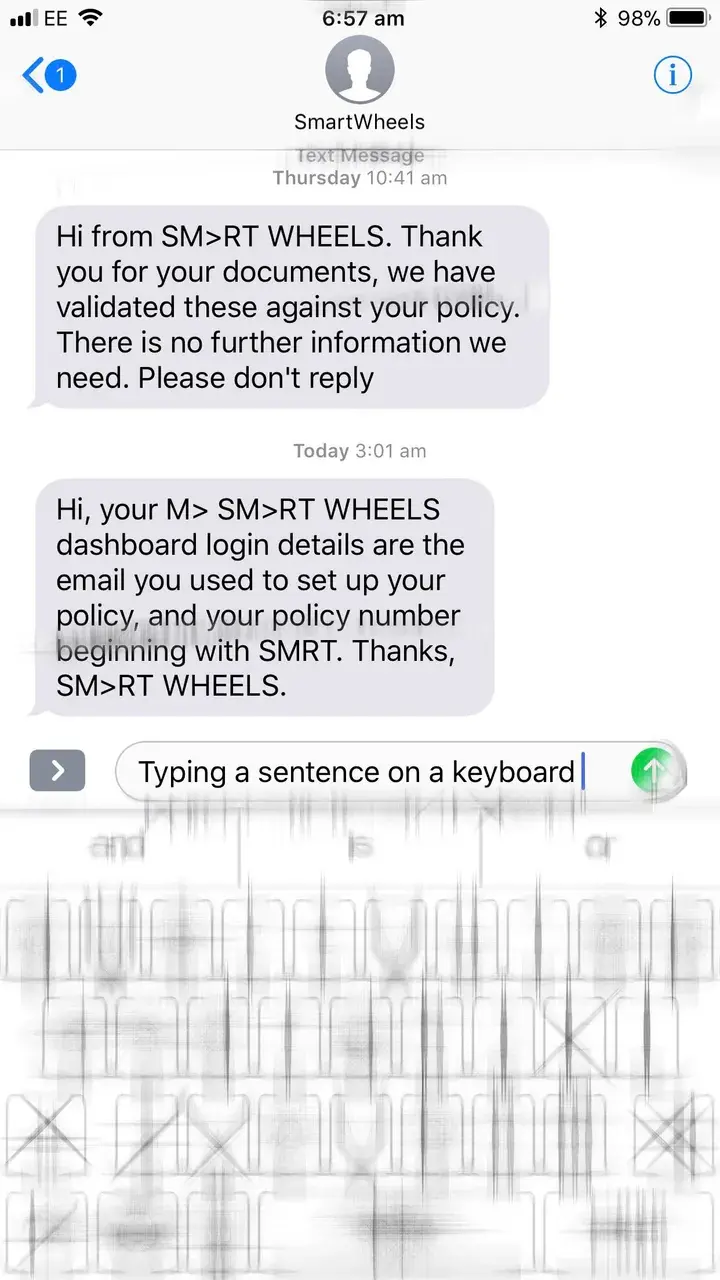 Trying to type on morning glory/lsa