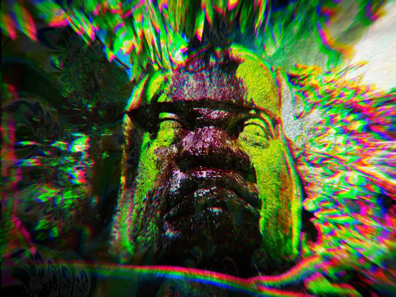 Woah, is this statue trying to communicate with me?🗿 [LSD]