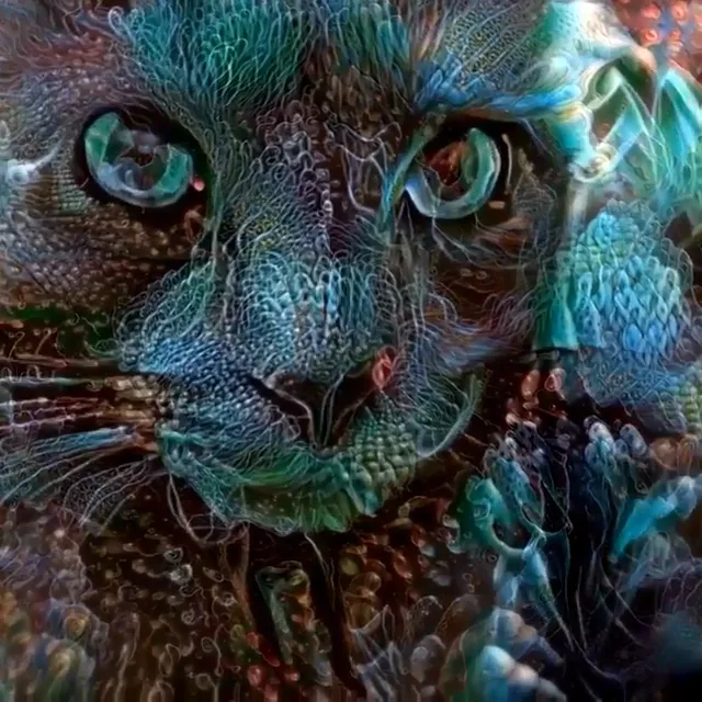 Can someone please link me the gif just like this with another cat but it was all brighter colors but it was a breathing lsd type animation, it was literally exactly like this but brighter colors and I can’t find it