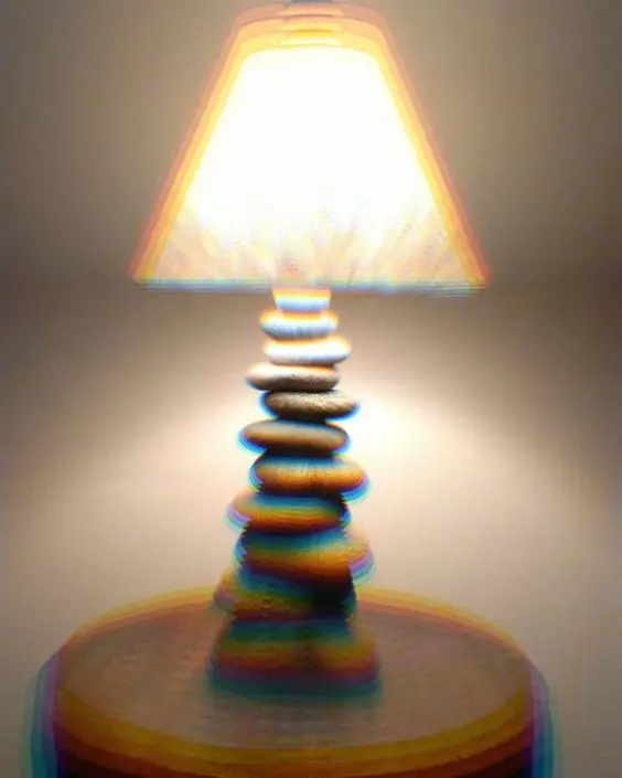 Lamp on low dose LSD