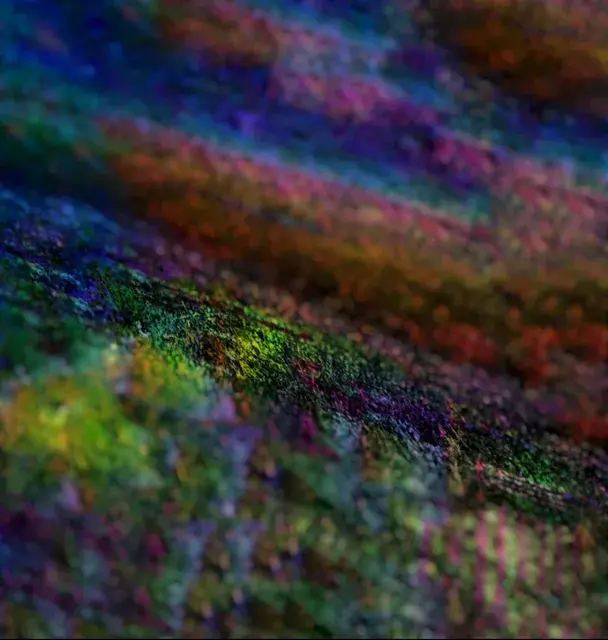 Zoning out at abstract art on a moderate dose of LSD
