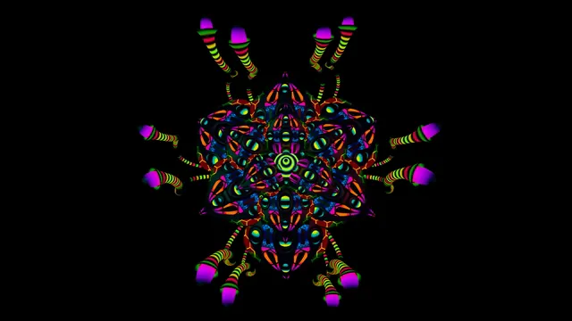 Squiggle Mandala 9