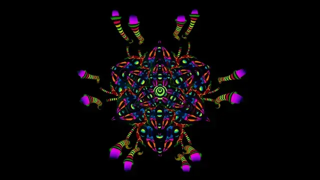 Squiggle Mandala 9
