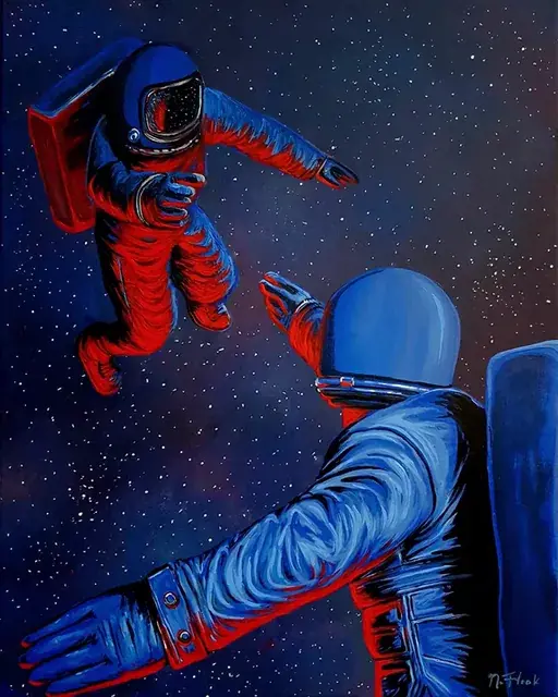 I Think We Need Space by Nick Flook, animated by TheGlitch
