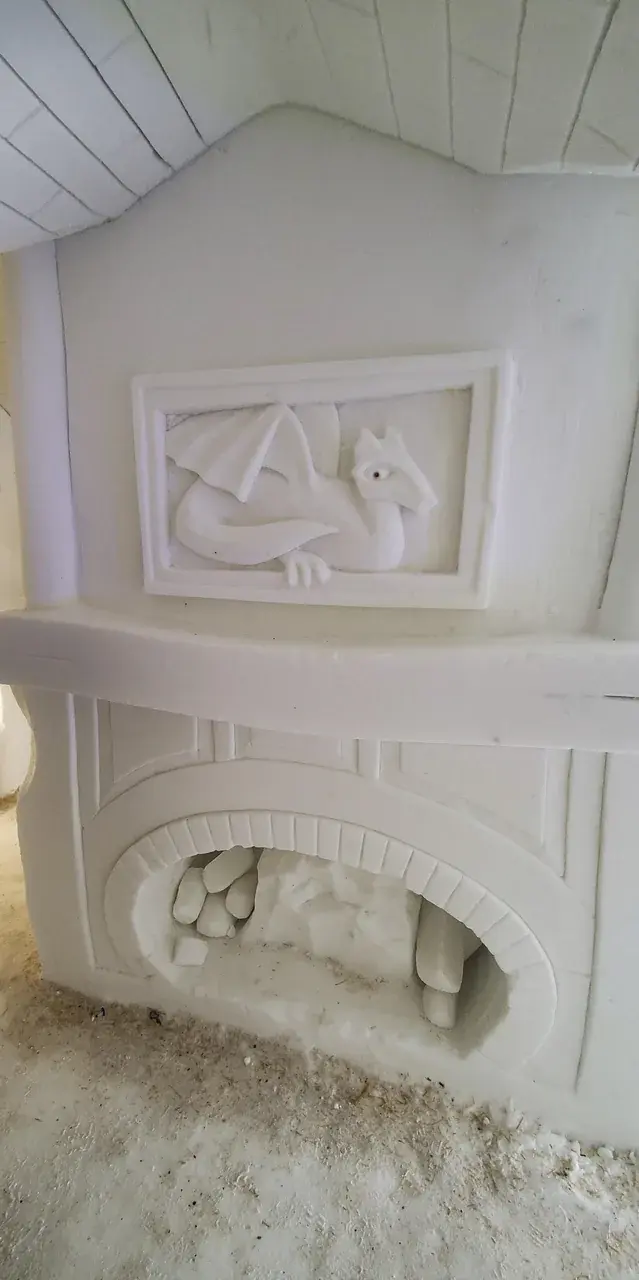That Oil Paint Look [OC] LSD in a snow sculpture