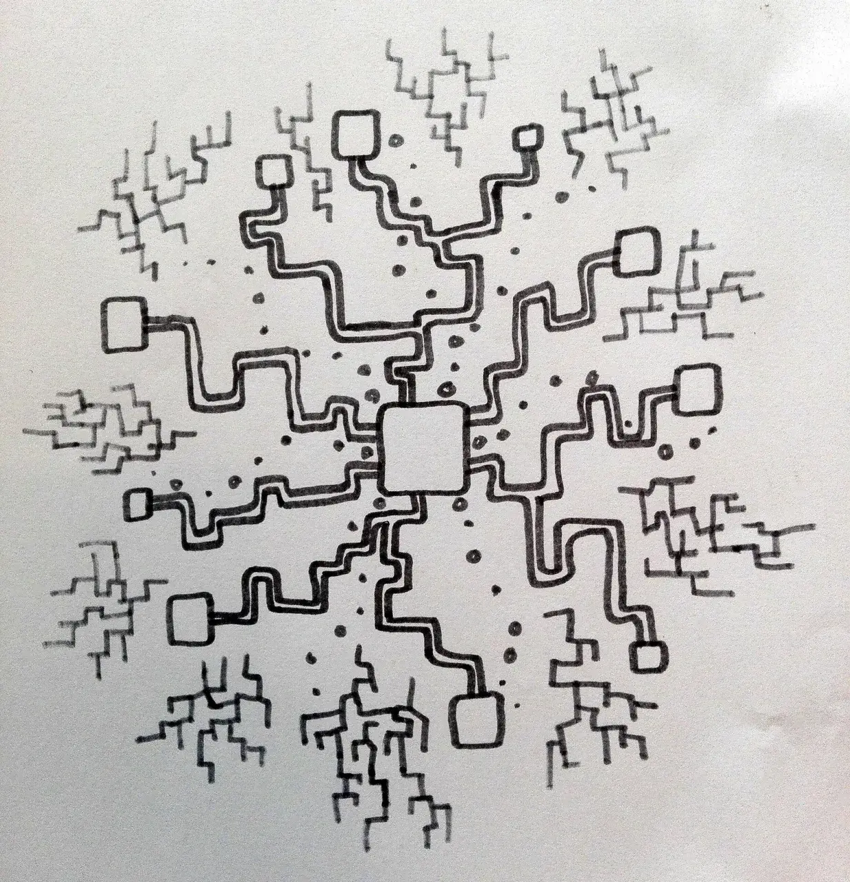 This is what I saw overlaying my whole visual field on 100ug 1CP-LSD and weed