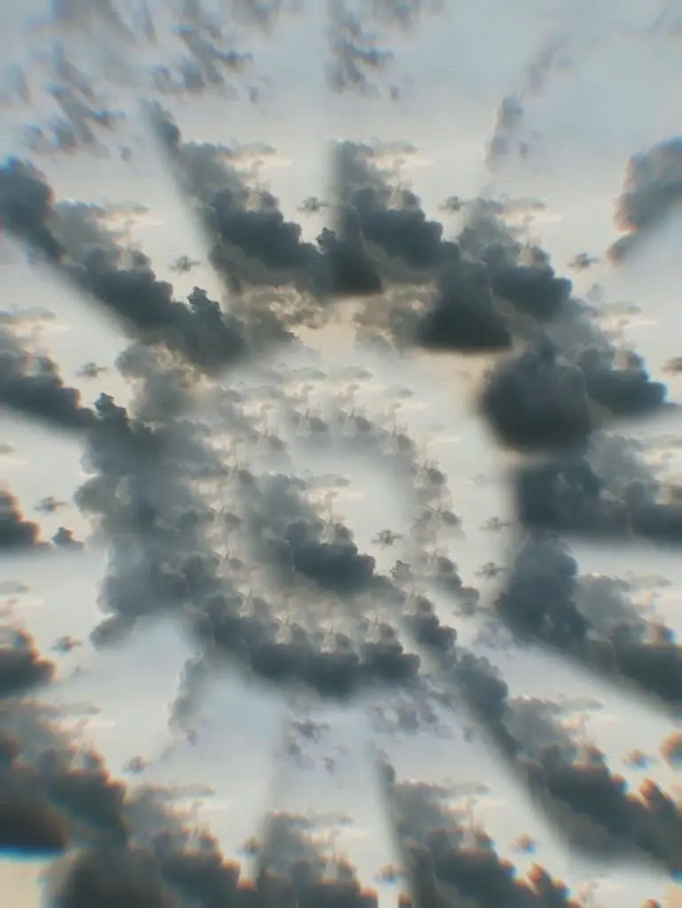 LSD clouds (part 2) kaleidoscope effect