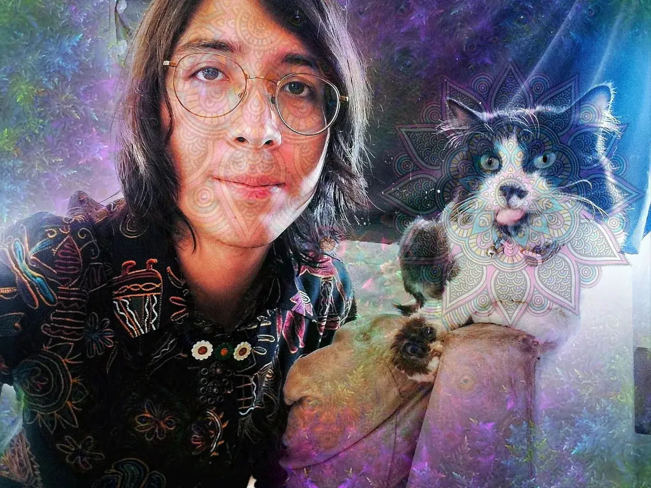 Just a Selfie with My Cat Lucy