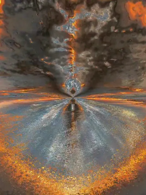 This is my attempt at recreating the morphing continuity that happens when I close my eyes and still perceive some of what is in front of me through my CEV’s