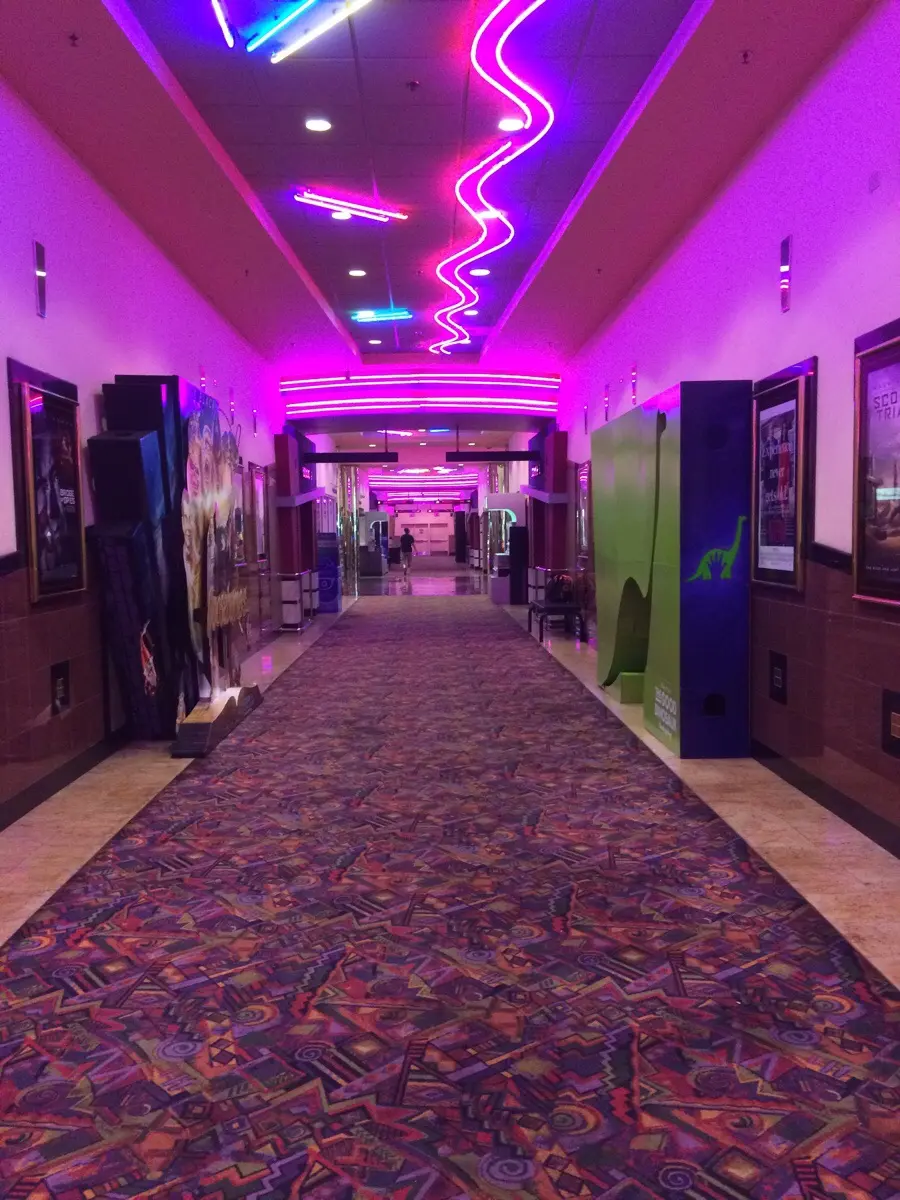 The Carpet In This Image of a Movie Theater (X-Post from /r/LSD)