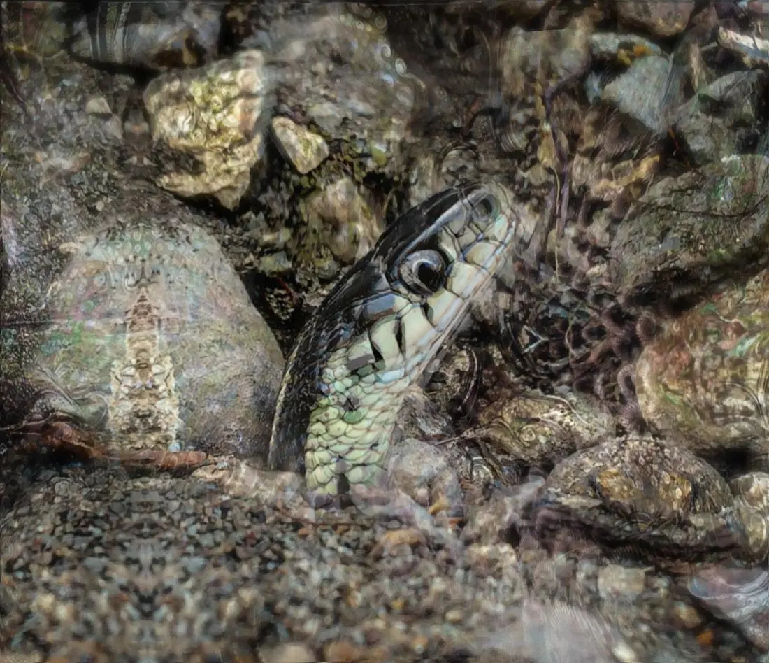 Psilocybin Psnake [OC] For anyone interested I started a new Instagram page Eidetik_Optikz