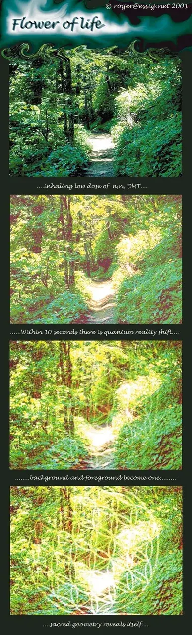 An oldschool historic replication attempt I made 20 years ago in 2001, based on a low dose of DMT.