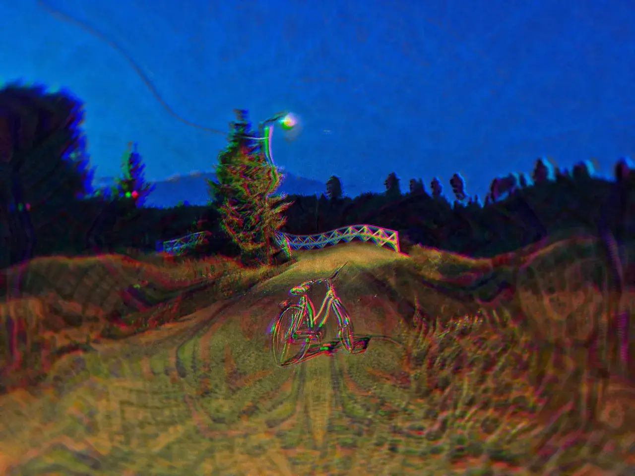 Moderate dose of LSD and a bit of weed