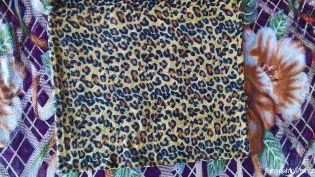It's taking forever to fold this blanket ... on acid