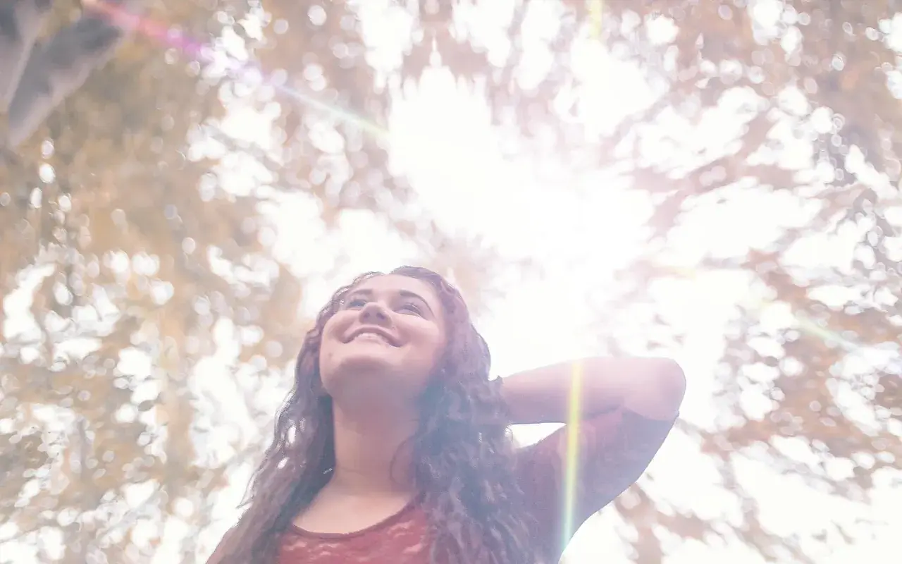 My friend let me take some photos of her yesterday. Decided to make a subtle replication in the background of the trees.