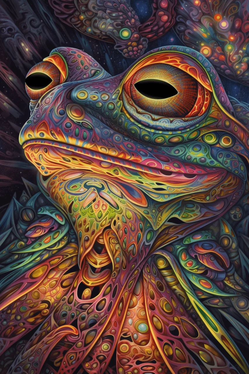 Hypserspace Denizens - my attempts at using MidjourneyV5 to replicate DMT entities