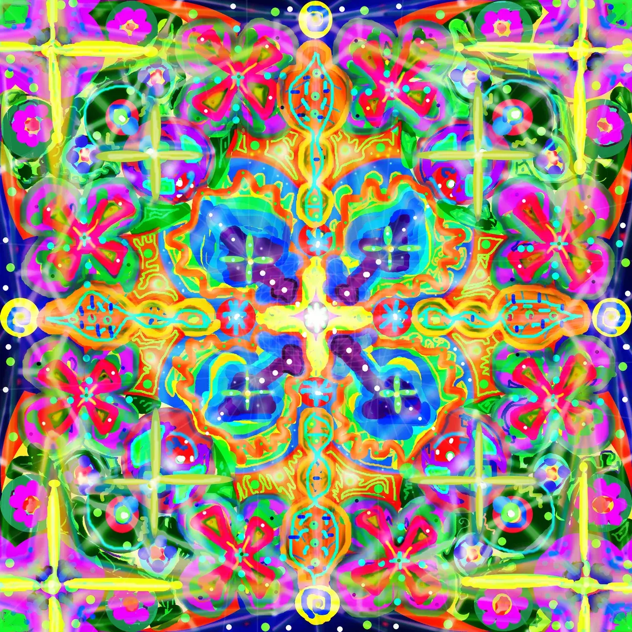 My artistic rendition of LSA and Psilocyin Visions.
