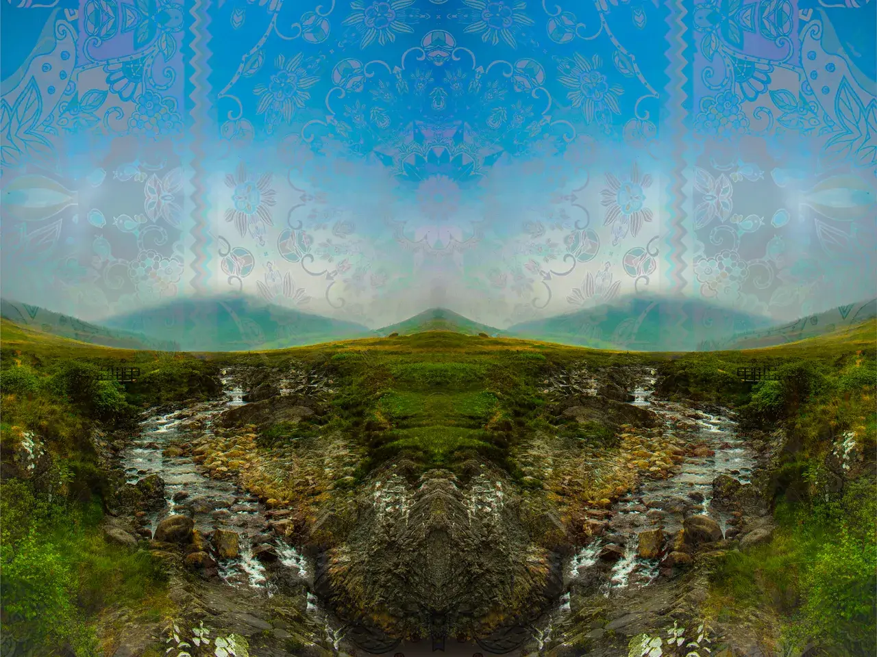 First try at recreating LSD visuals!