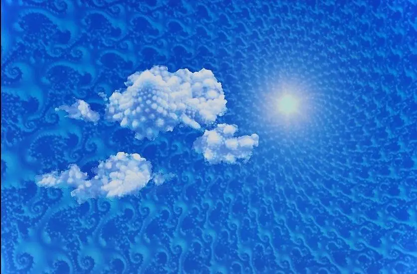 fractals in the sky with diamonds