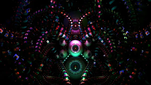 Orb-Eyed Fractal Entity