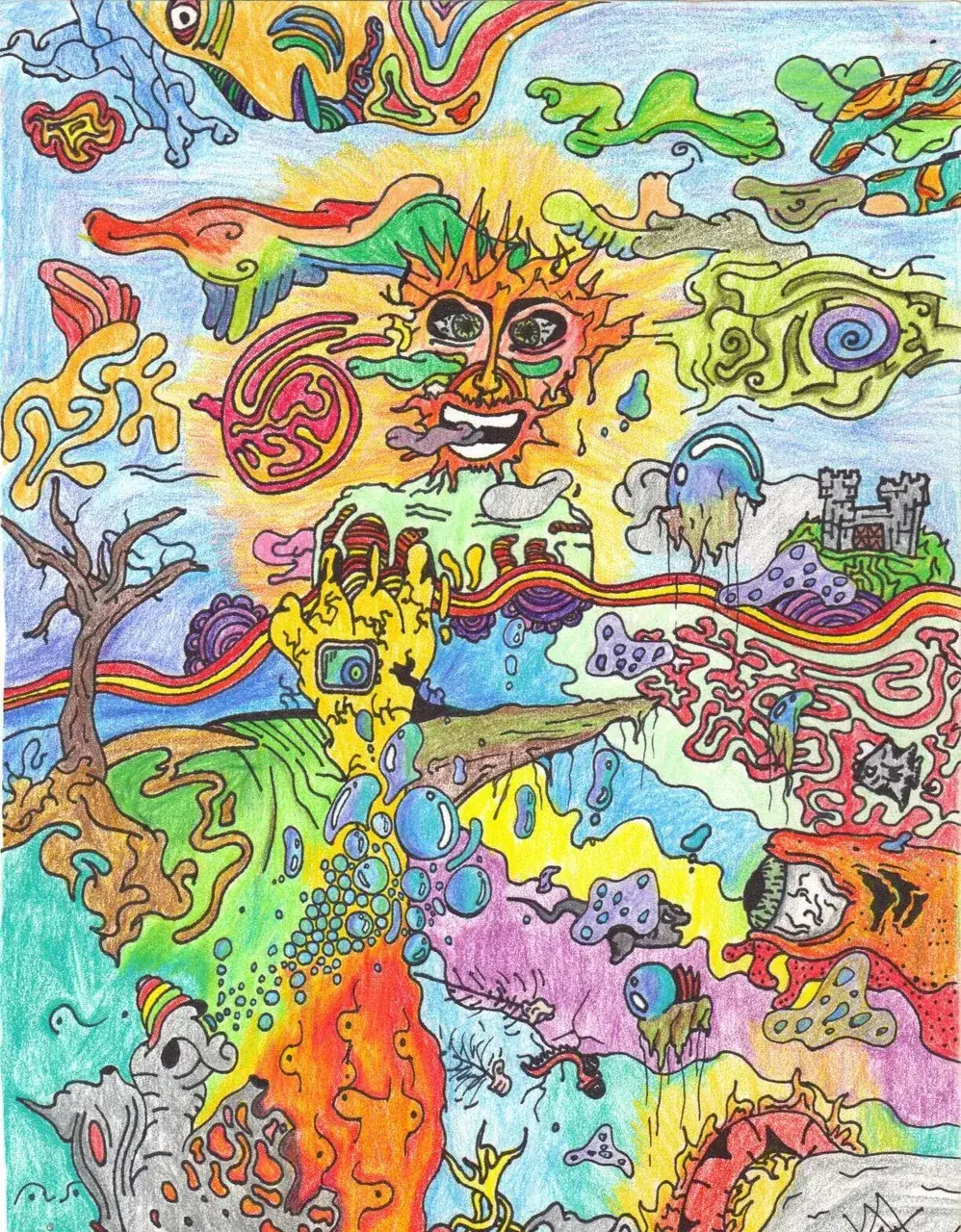 My replication of a mushroom and lsd trip.