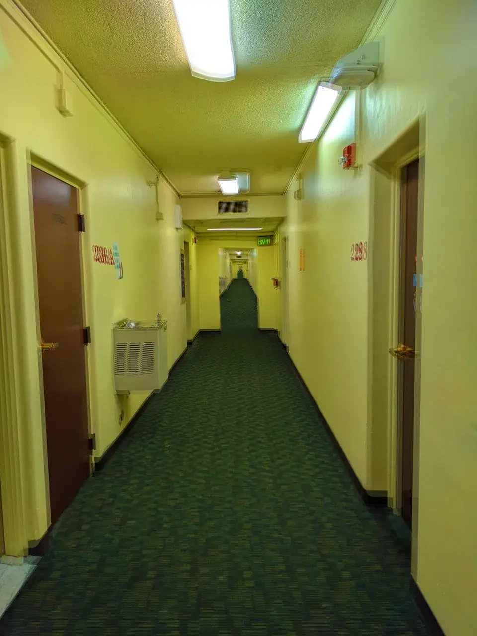 the long journey to the dorm bathroom
