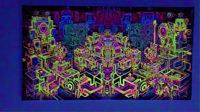 Staring at visionary art on a bit of acid
